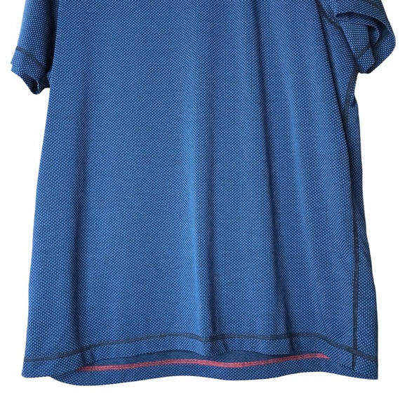 RHONE Workout Tee Short Sleeve Blue Black Pattern T-Shirt Men’s XL - Picture 5 of 11